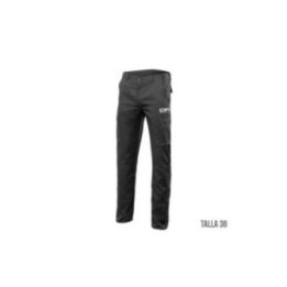 PANTALON LARGO NEGRO TALLA-38 SERIGRAFIADO | HogarLider