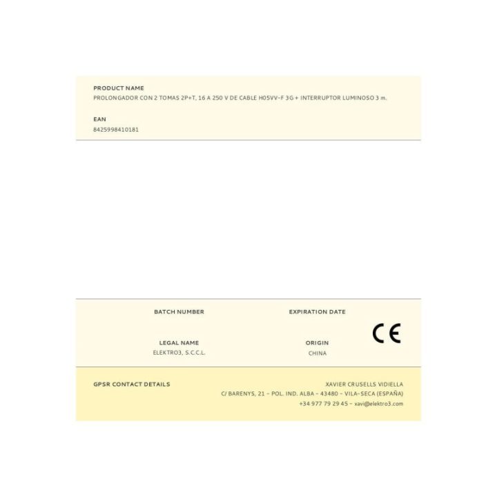 BASE MÚLTIPLE 2 TOMAS 2P+T CON… · EL3-41018 | HogarLider