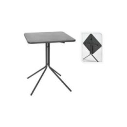 MESA PLEGABLE GRIS OSCURA, 58 x 58 x 70 cm | HogarLider