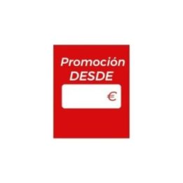 CARTEL OUTLET ROJO PARA 00180 00181 39x48cm | HogarLider