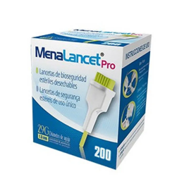 Menarini Menalancet Pro 29g 200 Lancetas | HogarLider