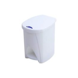 PAPELERA PEDAL BLANCO 7 l | HogarLider