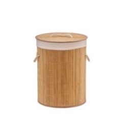 CESTO PARA ROPA DE BAMBÚ 35 x 35 x 50 cm | HogarLider