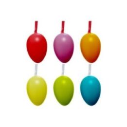 CONJUNTO 6 HUEVOS DE PLASTICO Ø4x6cm | HogarLider