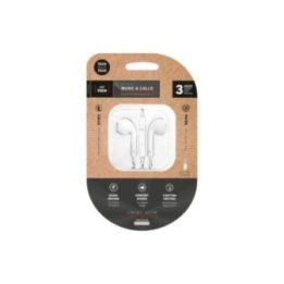 AURICULARES EARTECH CONECTOR MINI-JACK BLANCOS | HogarLider
