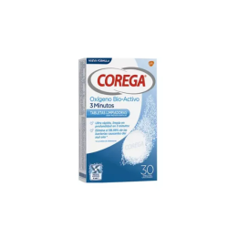 Corega Oxígeno Activo 3 Minutos 30 Tabletas | HogarLider