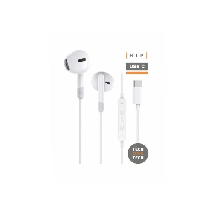 AURICULARES HIP CON USB-C BLANCOS | HogarLider