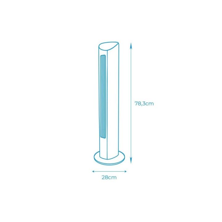 VENTILADOR DE TORRE. POTENCIA: 60… · EL3-33504 | HogarLider