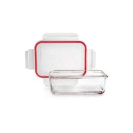 FIAMBRERA BOROSILICATO RECTANGULAR 400 ml | HogarLider