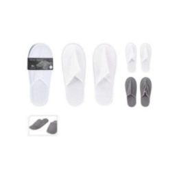 PANTUFLAS RIZO, BLANCAS/GRISES… · EL3-72519 | HogarLider