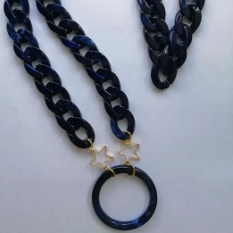 Farmamoda Collar Gafas Azul Zafiro | HogarLider