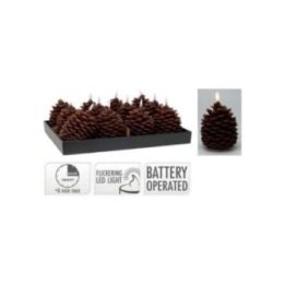 VELA DE CERA LED EFECTO LLAMA CON… · EL3-72528 | HogarLider