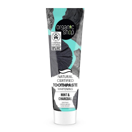 Organic Shop Mint Dentifrico Blanqueador 100g | HogarLider