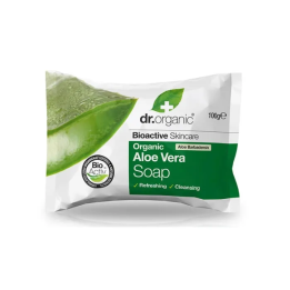 Dr. Organic Pastilla De Jabón Aloe Vera 100g | HogarLider