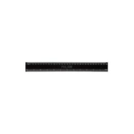 REGLA SERIE SHADOW NEGRA 30 cm, BLISTER | HogarLider