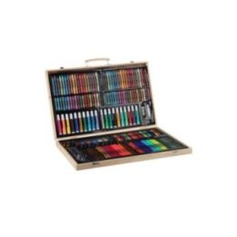 SET MALETÍN ARTE MADERA 180 pcs | HogarLider
