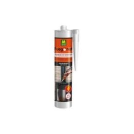 SILICONA REFRACTARIA NEGRO 300 ml | HogarLider