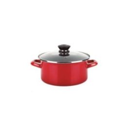 OLLA OPTIMAX + TAPA ROJA ACERO AISI… · EL3-78572 | HogarLider
