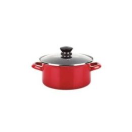OLLA OPTIMAX + TAPA ROJA ACERO AISI… · EL3-78573 | HogarLider