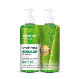 Sesderma Hidraloe Aloe Gel 2x250ml | HogarLider