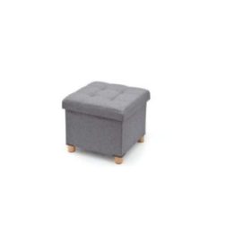 PUF ALMACENAJE GRIS CON PATAS DE… · EL3-83518 | HogarLider
