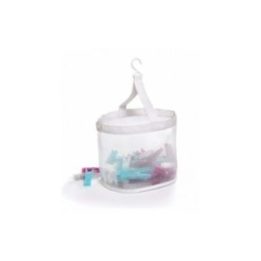 CESTO PLEGABLE CON 20 PINZAS, 20 x 20 x 19 cm | HogarLider