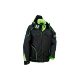 CAZADORA SOFTSHELL TECKA NEGRO LIME TALLA 50 | HogarLider
