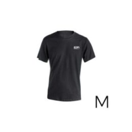 CAMISETA NEGRA TALLA-M MANGA CORTA BORDADA | HogarLider