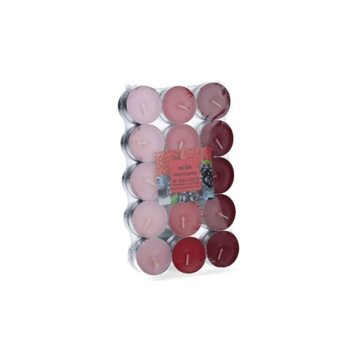VELAS CON AROMA FRUTOS ROJOS, 30 uds, pack | HogarLider