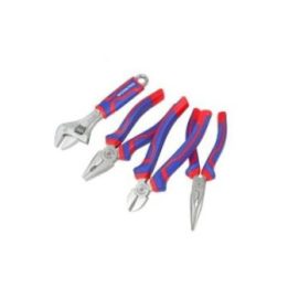 ALICATES + LLAVE AJUSTABLE, 4 PIEZAS | HogarLider