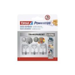 GANCHO AUTOADHESIVO POWERSTRIPS S, TRANSPARENTE | HogarLider