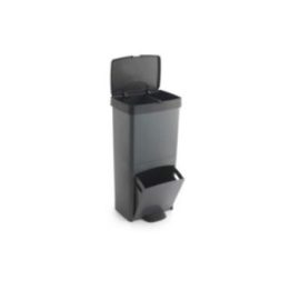 CUBO RECICLAJE CON 3 COMPARTIMENTOS, 70 L | HogarLider