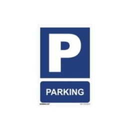 CARTEL "PARKING" (PVC 0,7mm) 30x40cm NORMALUZ | HogarLider