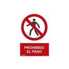CARTEL "PROHIBIDO EL PASO" (PVC… · EL3-08979 | HogarLider