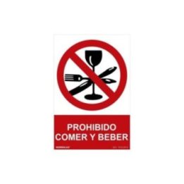 SEÑAL PROHIBIDO "PROHIBIDO COMER Y… · EL3-08984 | HogarLider