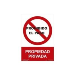 SEÑAL PROHIBIDO "PROHIBIDO EL PASO… · EL3-08986 | HogarLider