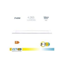 REGLETA LED 40 W 3CCT 4265 lm 120 x 2,6 x 7,4 cm | HogarLider