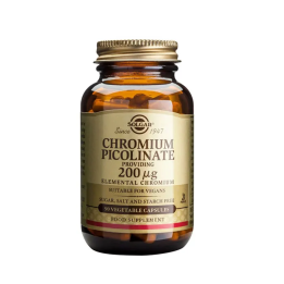 Solgar Picolinato Cromo 200mg 90 Cápsulas | HogarLider