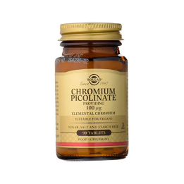 Solgar Picolinato Cromo 100mg 90 Comprimidos | HogarLider