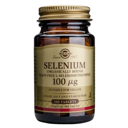 Solgar Selenio 100µg 100 Comprimidos | HogarLider