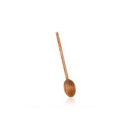 CUCHARA OVAL DE MADERA DE OLIVO 30 cm | HogarLider