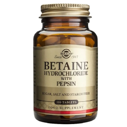 Solgar Betaina Hidroclorida 100 Comprimidos | HogarLider
