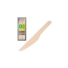 CUCHILLO DE MADERA 16,5 cm, BOLSA 12 uds | HogarLider