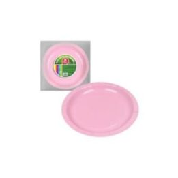 PLATOS DE CARTÓN ROSA Ø20 cm, 10 uds | HogarLider