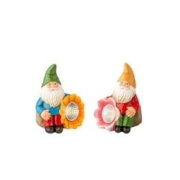 FIGURA SOLAR GNOMO, MODELOS SURTIDOS, 11 cm | HogarLider