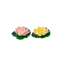 FIGURA SOLAR FLOR DE LOTO, COLORES SURTIDOS | HogarLider