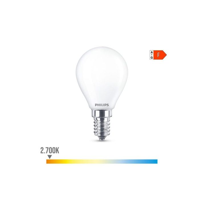 BOMBILLA ESFERICA LED E14 4,3 w 470… · EL3-93012 | HogarLider