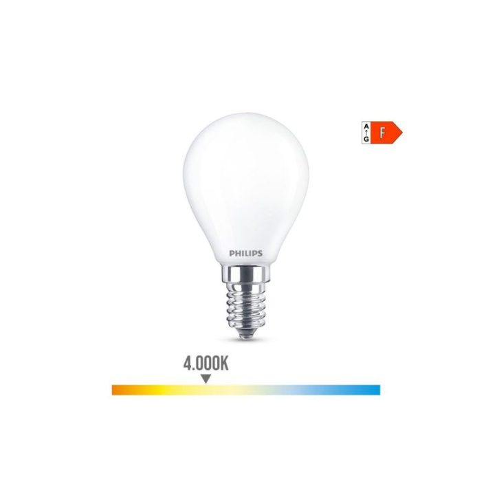 BOMBILLA ESFERICA LED E14 4,3 w 470… · EL3-93014 | HogarLider