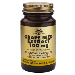 Solgar Extracto Semilla Uva 100mg 30 Cápsulas | HogarLider