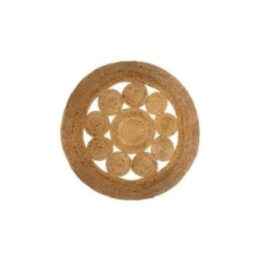 ALFOMBRA DE YUTE CALADA Ø80 cm | HogarLider